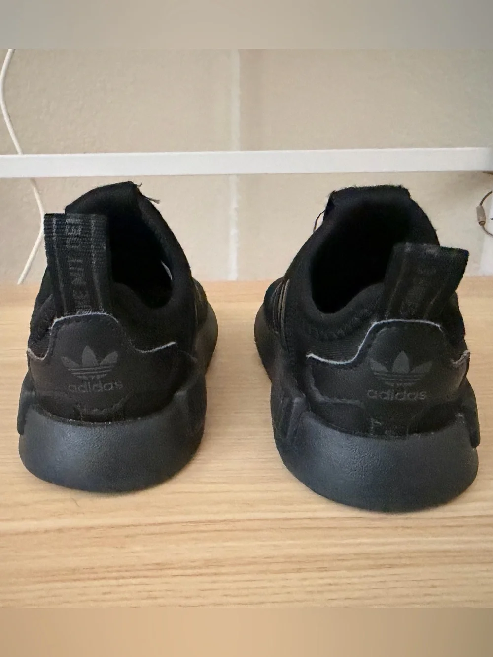 Adidas Fit Foam Black Slip On Shoes Size 5C